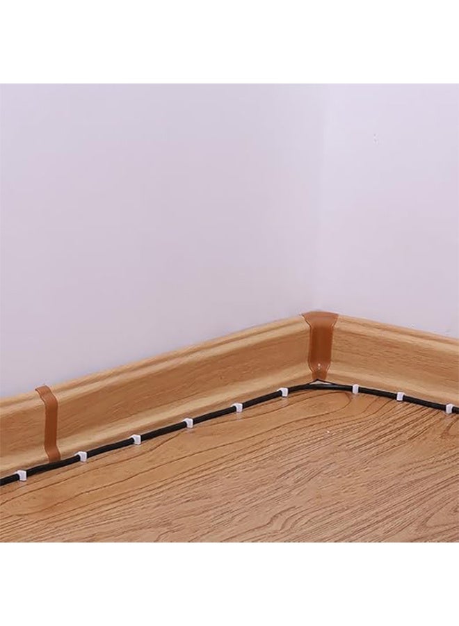 200 Wire Clamps Ethernet Cable Stud Clamps 7mm for Cat6 Cables - White - Image 2