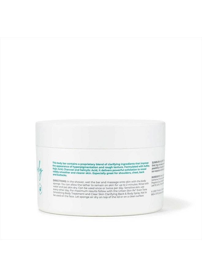 Urban Skin Rx - Clear and Even Tone Body Cleansing Bar | Smoothing + Clarifying Cleanser Promotes Even Skin Tone + Improves Appearance of Dark Spots + Blemishes, Use on Back, Shoulders, & Chest | 5 Oz - Image 1