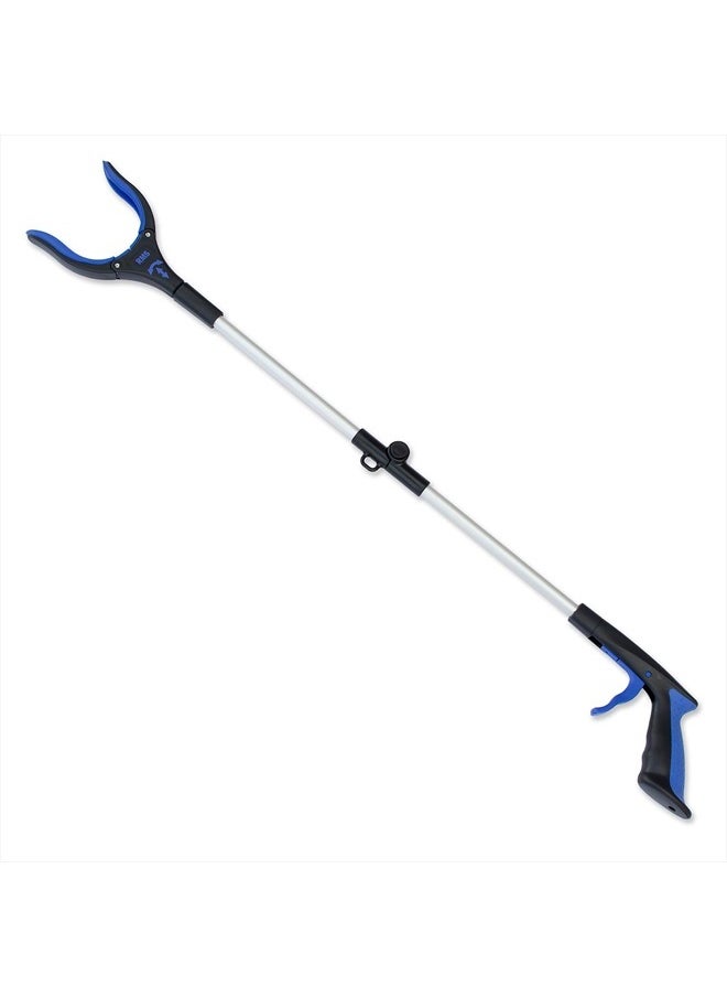 RMS 34 Inch Extra Long Reacher Grabber - Foldable Gripper and Reaching Tool with Rotating Jaw  - Image 1