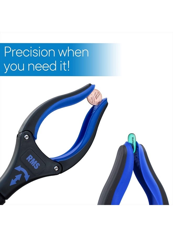 RMS 34 Inch Extra Long Reacher Grabber - Foldable Gripper and Reaching Tool with Rotating Jaw  - Image 2