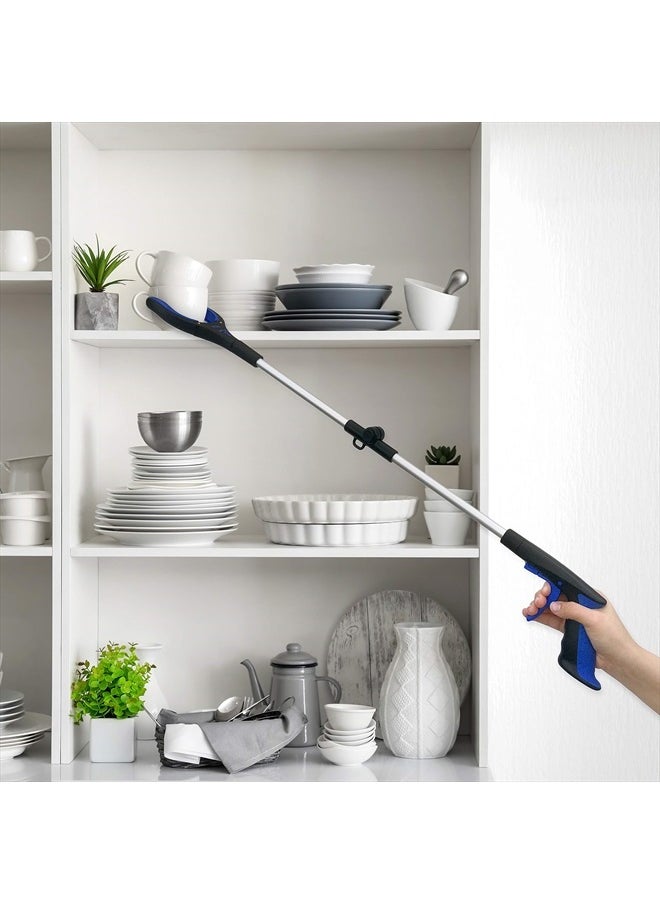 RMS 34 Inch Extra Long Reacher Grabber - Foldable Gripper and Reaching Tool with Rotating Jaw  - Image 5