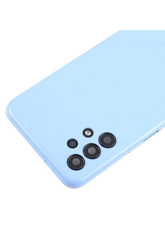 erorex For Samsung Galaxy A13 SM-A135F Back Cover with Camera Lens Cover(Blue) - Image 4
