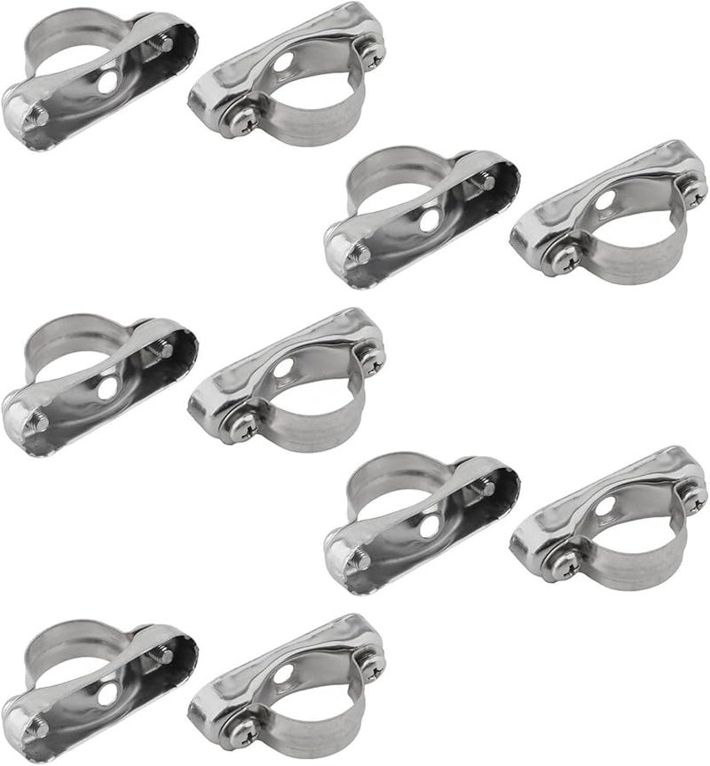 304 Stainless Steel Pipe Clamp Brackets 25 27mm For Securing Hoses And Pipes - Image 5