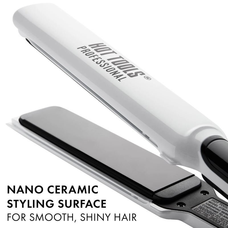 Hot Tools Pro Artist Nano Ceramic Hair Straightener | For Smooth, Straight Hair (1-1/2 in) - Image 4