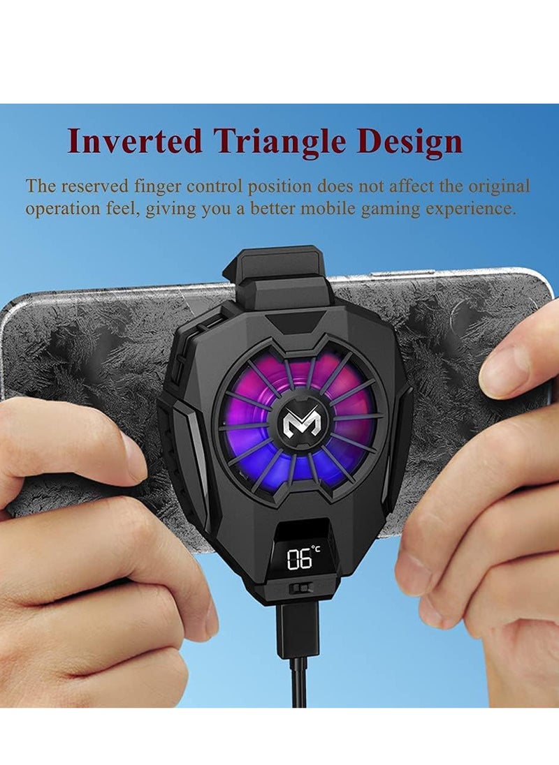 Generic Phone Cooler, Mobile Cooling Fan without Noise, Cellphone Radiator for Mobile Games, Streaming, Tiktok  - Image 3