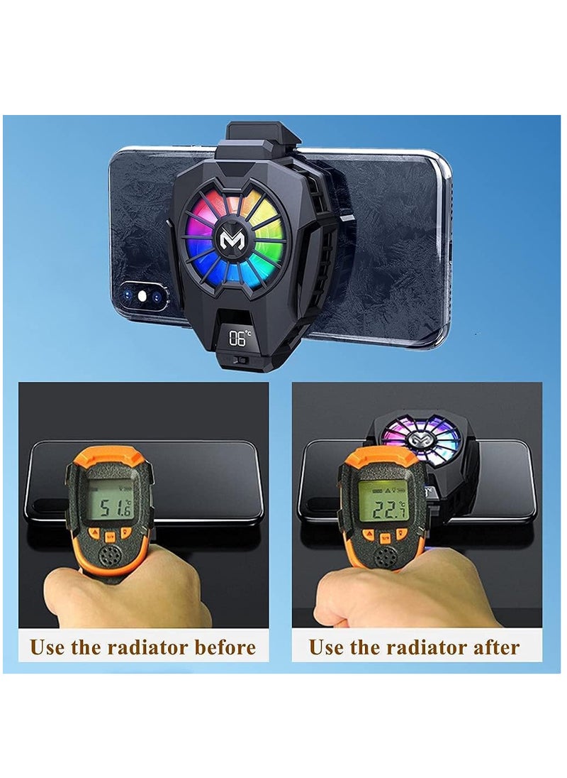 Generic - Phone Cooler, Mobile Cooling Fan without Noise, Cellphone Radiator for Mobile Games, Streaming, Tiktok - Image 1