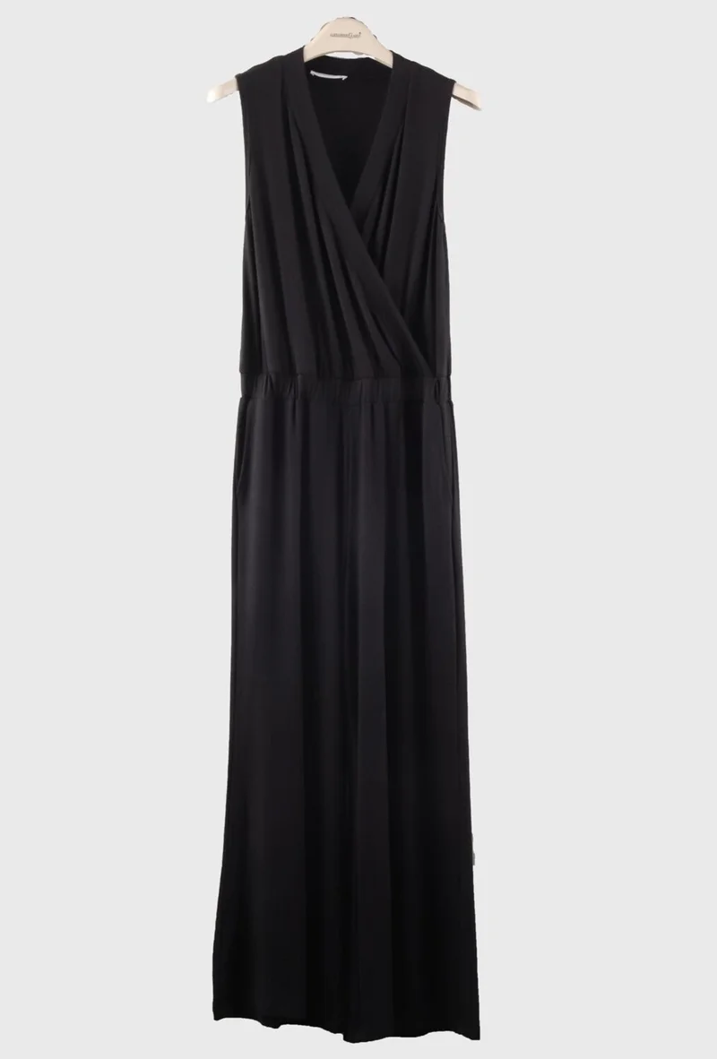 Alexander Gardi Alexandergardı Double Breasted Collar Sleeveless Jumpsuit B23-00141