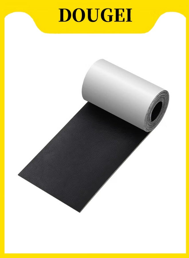 DOUGEI Self Adhesive Leather Repair Patch, 3 x 60 inch Leather Repair Tape, Leather Patches for Furniture, Vinyl Repair Kit for Couches, Boat Seats, Furniture - Image 1