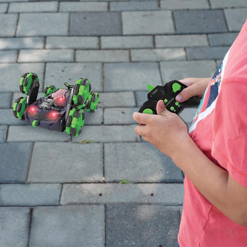 Lexibook Crosslander® Flip, Remote Control car, up to 8km/h, 360° Figure, Sound and Light Effects, Smoke Jet, 6 Wheels, Rechargeable, RC45 - Image 5