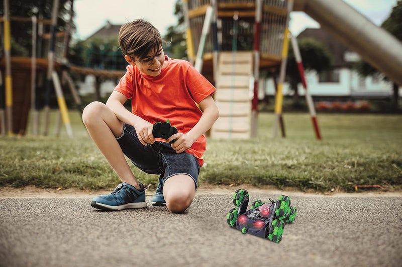 Lexibook Crosslander® Flip, Remote Control car, up to 8km/h, 360° Figure, Sound and Light Effects, Smoke Jet, 6 Wheels, Rechargeable, RC45 - Image 4