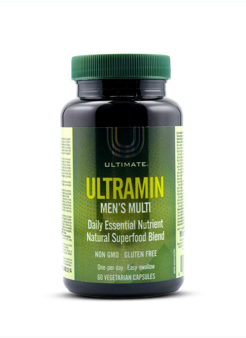 Ultramin Ultimate Ultramin-men's Multi 60 Capsules 
