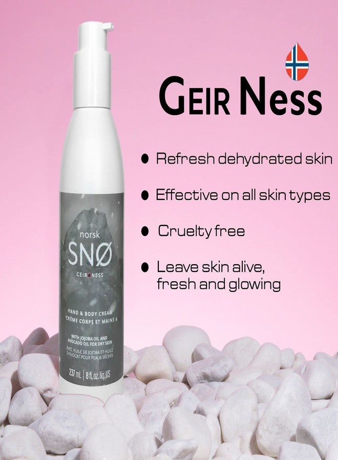 Geir Ness كريم اليدين والجسم نورسكي سنو من جير نيس - لوشن للبشرة الجافة - مرطب عميق للاستخدام الفردي مع زيوت أساسية - Image 5