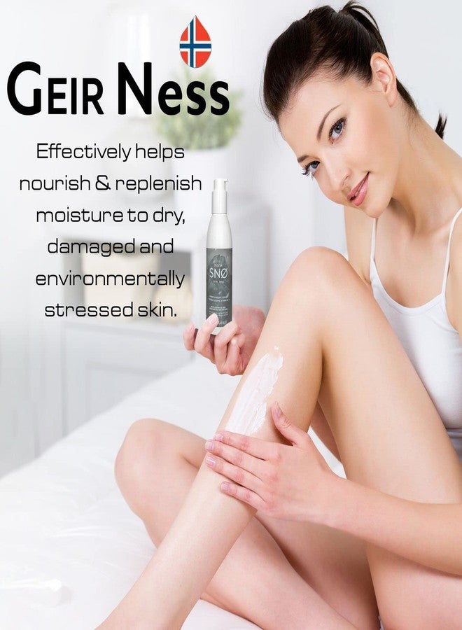 Geir Ness كريم اليدين والجسم نورسكي سنو من جير نيس - لوشن للبشرة الجافة - مرطب عميق للاستخدام الفردي مع زيوت أساسية - Image 2