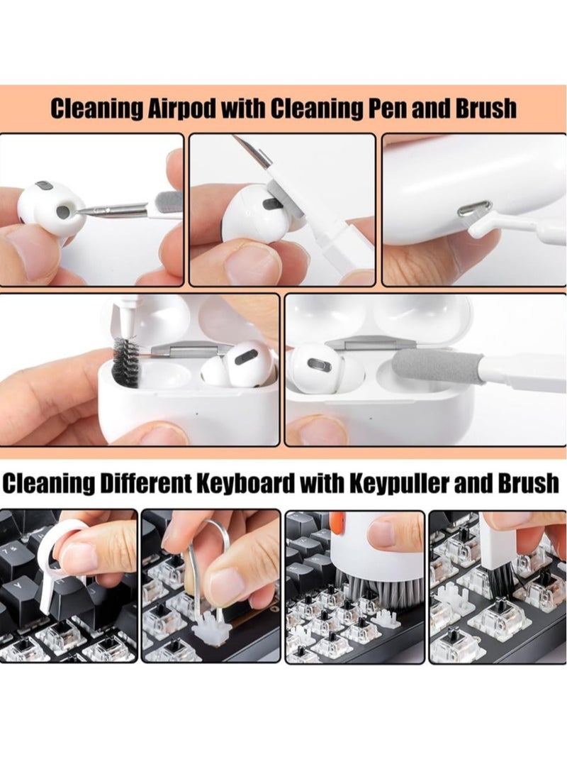 "20-in-1 Keyboard Cleaning Kit: Features Brushes, AirPods Pro 1/2 Cleaners, and Tools for Keyboards, Laptops, Mobile Phones, and Monitors" - Image 2