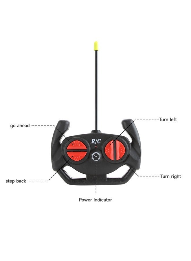 1:18 High Speed Black Remote Control Car With Cool Car Lights Battery Version 22 x 10 x 7 cm - Image 4