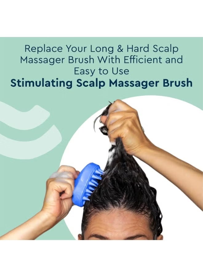 Silicone Massager Brush  Hair Massage Comb Multi-Colour - Image 3