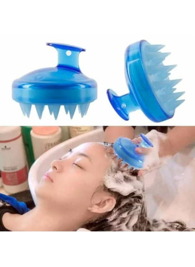 فرشاة تدليك سيليكون ومشط تدليك الشعر متعدد الألوان - Image 4