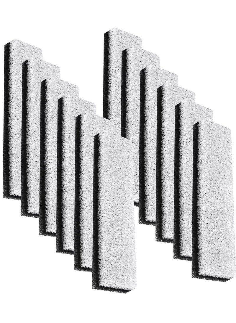 Pet Water Fountain Filter, Cat Water Fountain Replacement Filters Compatible with WF020 Water Fountain White and Transparency 12 Pcs - Image 1