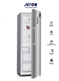 352 LTR SINGLE DOOR UPRIGHT FRIDGE, 12.43 CU.FT | NOFROST FRIDGE | Silver color | Multi Air Flow | Energy Saving | Hygiene cooling | Inside LED lighting | Model Name: RO1-470LNF