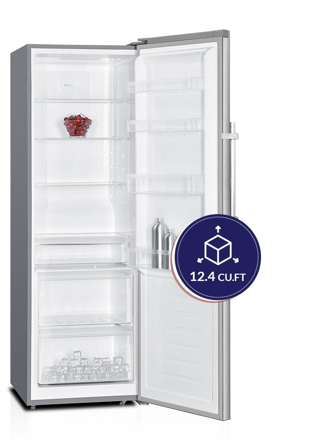 Arrow - 352 LTR SINGLE DOOR UPRIGHT FRIDGE, 12.43 CU.FT | NOFROST FRIDGE | Silver color | Multi Air Flow | Energy Saving | Hygiene cooling | Inside LED lighting | Model Name: RO1-470LNF - Image 1