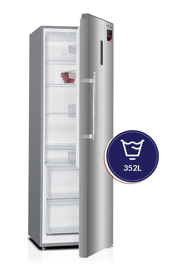 Arrow - 352 LTR SINGLE DOOR UPRIGHT FRIDGE, 12.43 CU.FT | NOFROST FRIDGE | Silver color | Multi Air Flow | Energy Saving | Hygiene cooling | Inside LED lighting | Model Name: RO1-470LNF - Image 1