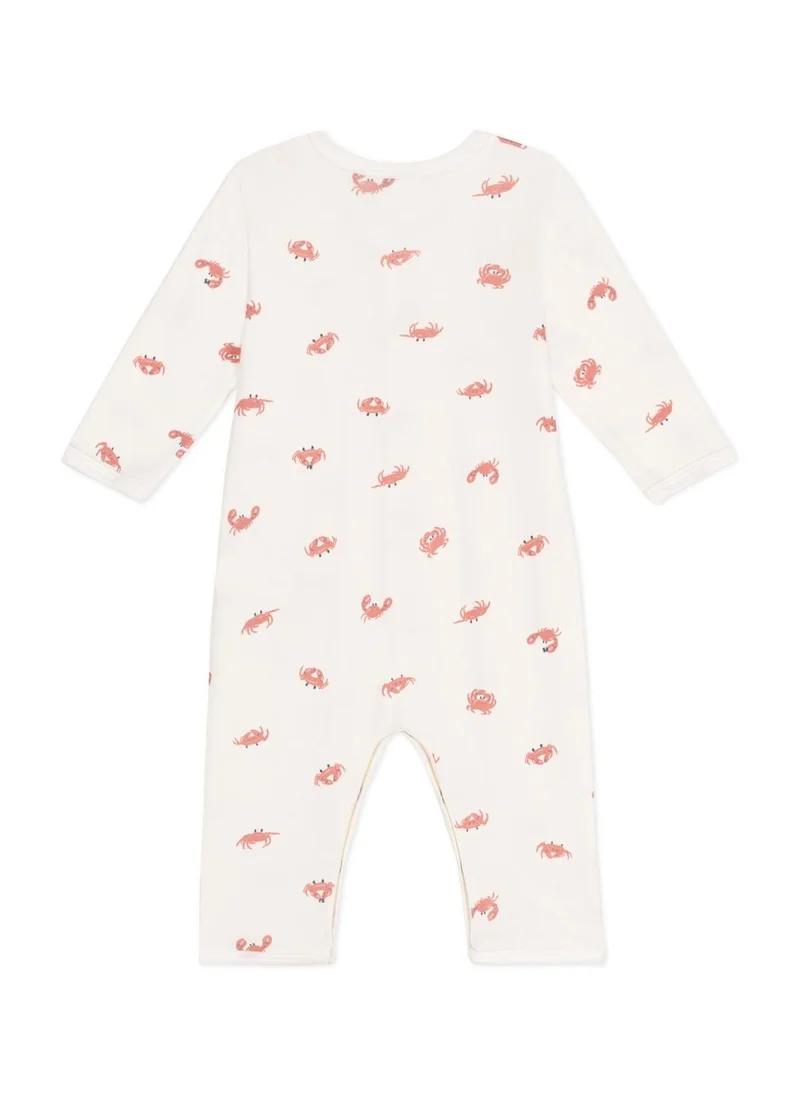 بيتي باتو Babies' footless cotton crab pyjamas