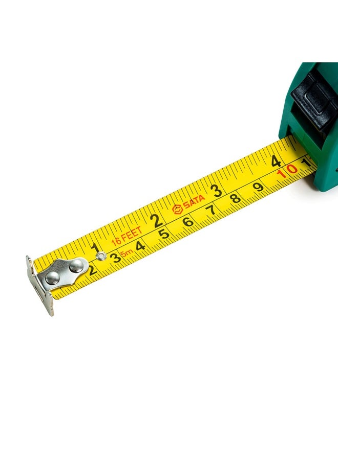 Sata Measuring Tape 5m/16ft x 25mm Measure Metric Tap/SAE Scale -GL91322  - Image 4