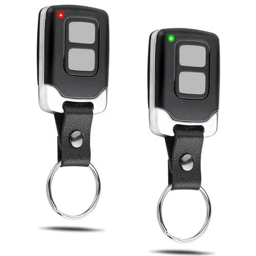 LAWOHO 2 Garage Door Opener Remote for LiftMaster Chamberlain Craftsman Garage Door Opener Remote 891LM 893LM 893Max 371LM 971LM 973LM Purple Red Orange Yellow Learn Button Garage Door Openers - Image 1