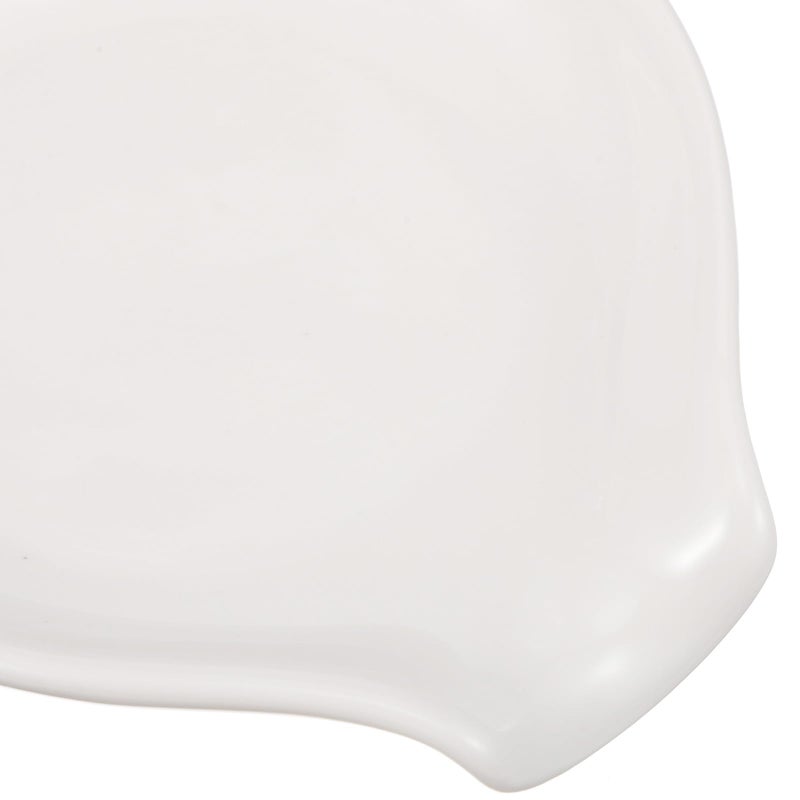 White Ceramic Spoon Holder Set Of 4 For Stove Top And Countertop Non Contact Utensil Rest - Image 4