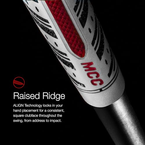 Golf Pride MCC ALIGN Golf Club Grip - All-Weather Hybrid Grip with Raised Ridge Technology for Men & Women - Brushed Cotton Cord & Pebbled Texture - Midsize - Image 5