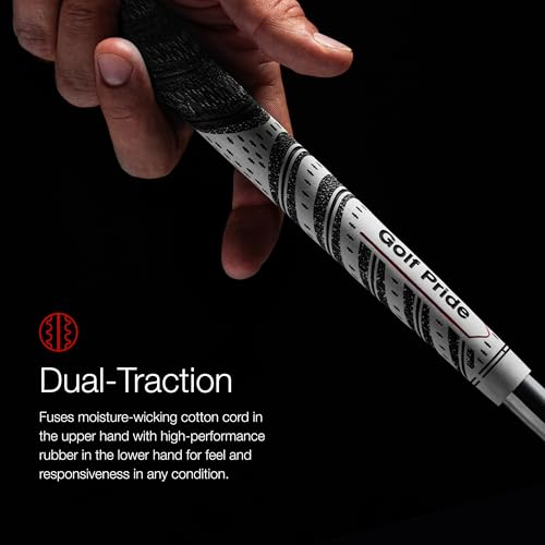 Golf Pride MCC ALIGN Golf Club Grip - All-Weather Hybrid Grip with Raised Ridge Technology for Men & Women - Brushed Cotton Cord & Pebbled Texture - Midsize - Image 3