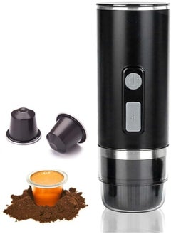 Generic Portable Espresso Maker, Electric Travel Coffee Machine Non-Heating Version Compatible with K Cup Capsules & Ground Coffee for Office Travel Camping Outdoors  - Image 1