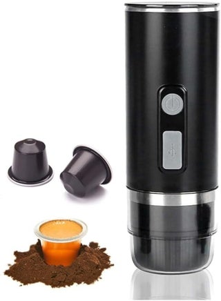 Portable Espresso Maker, Electric Travel Coffee Machine Non-Heating Version Compatible with K Cup Capsules & Ground Coffee for Office Travel Camping Outdoors - pzsku/ZD300A7CC3A39E660291BZ/45/_/1740580551/38e5d28a-f810-49c2-a74c-f4608e3f64fd