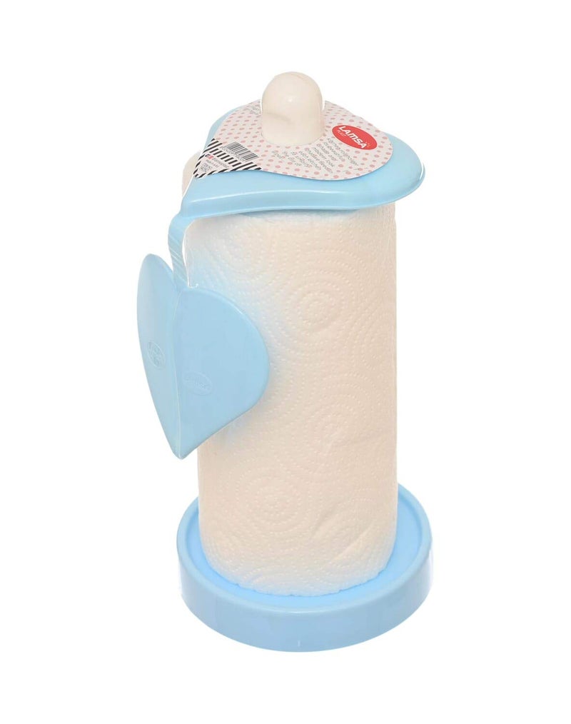 Lamsa Plast Kitchen Tissues With Plastic Holder - Blue White