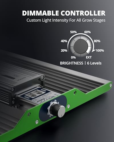 VIPARSPECTRA P1000 LED Grow Light for Seed Starting Vegetables Bloom, Dimmable Plant Lights Dimming Daisy Chain Grow Lights for Indoor Plants Full Spectrum for 3x3/2x2 Grow Tent - Image 5