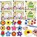 Letapapa Valentines Day Cards for Kids school 24 PACK Valentines Day Cards for Kids with Flowers Plaster Painting Kit Valentines Day Gifts for Kids for School Classroom Exchange Valentines Party Favors - Image 2