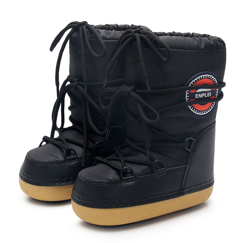 The Same Style Exported To , Women'S Snow Boots, Space Boots, Trendy Parent-Child Ski Boots, Snow Boots - Image 1