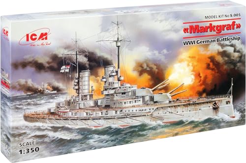 ICM Models Markgraf WWI German Battleship Building Kit - Image 1