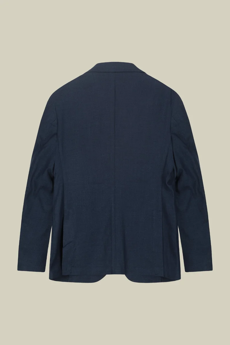 Doppelganger Blue Single-breasted jacket with peak lapel, semi-lined - Blue for Men | Best Price UAE