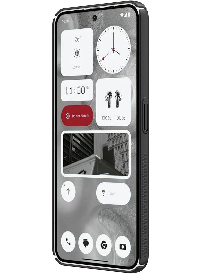 TIGER Super Frosted Shield Series Cover Case for Nothing Phone 2 – Sleek Black, Premium Protection, Anti-Scratch, Shockproof, Slim Fit Design for Ultimate Durability - Image 3