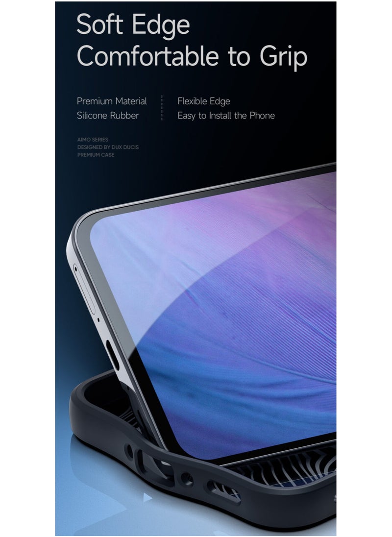 دوكس دوتشيز - غطاء هاتف Dux Ducis Aimo Series TPU+PC غير لامع مقاوم للسقوط لهاتف Samsung Galaxy A56 5G/A36 5G (أسود) - Image 1