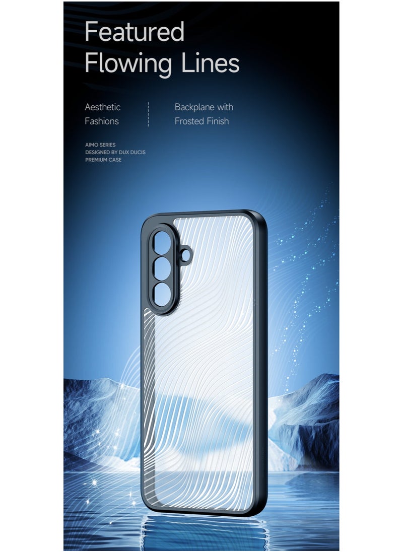 دوكس دوتشيز - غطاء هاتف Dux Ducis Aimo Series TPU+PC غير لامع مقاوم للسقوط لهاتف Samsung Galaxy A56 5G/A36 5G (أسود) - Image 1