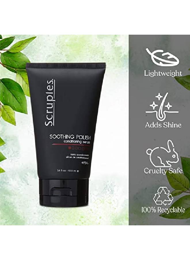 Scruples Soothing Polish Conditioning Serum Detangler & Anti Frizz Leavein Gloss Get Shiny Healthy Hair Conditioner For Men And Women With Any Hair Type - Image 5