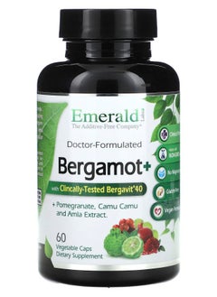 Emerald Laboratories Bergamot+ 60 Vegetable Caps 