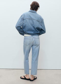 MANGO Mid-Rise Straight Jeans  - Image 2