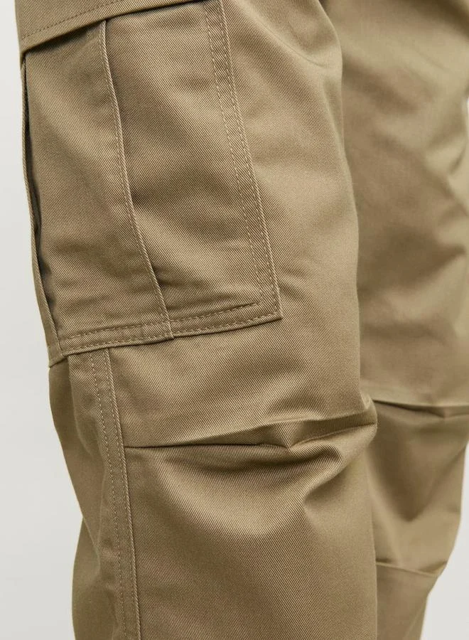 JACK & JONES Relaxed Fit Cargo Pants with Ribbed Hem