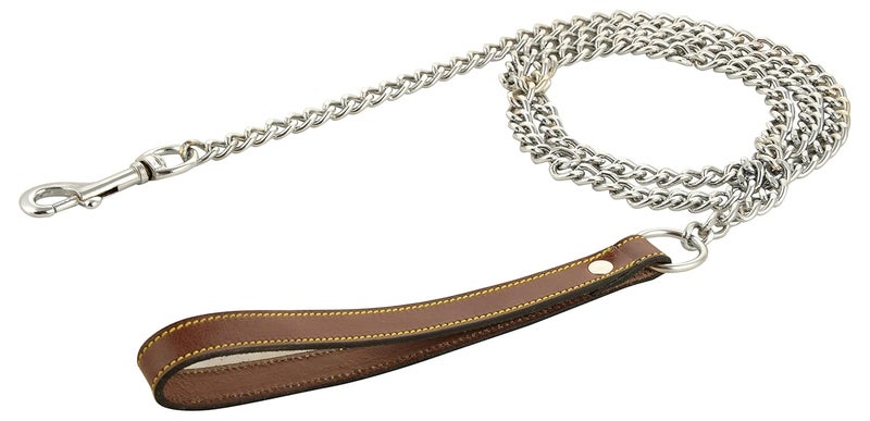 Skora 240 cm Dog Martingale Leash (Black, Steel) - Image 1