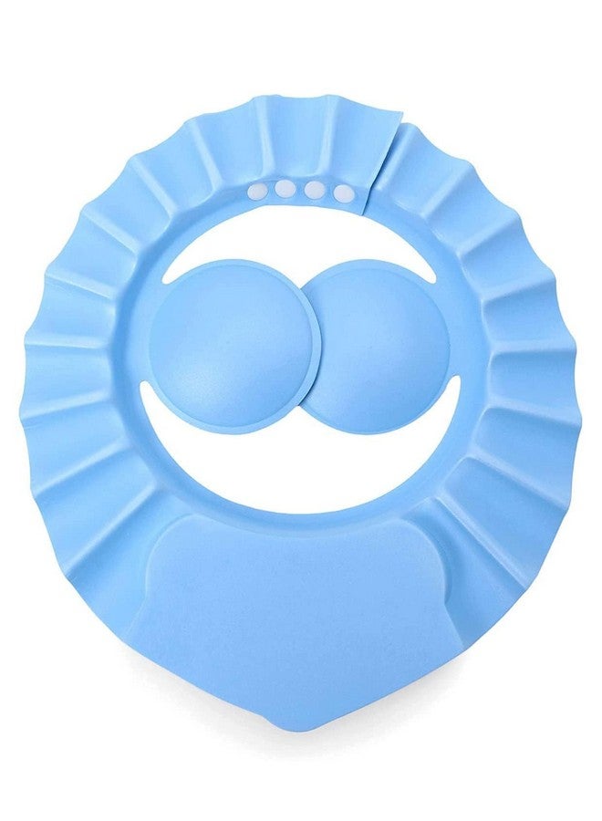 HEVIR Baby Bath Shower Cap - Adjustable Silicone Bath Visor Hat for Eye & Ear Protection | Waterproof Shampoo Hat for Toddler, Kids, and Children | Reusable Crown-Shaped Fun Design (Multicolor) - Image 1