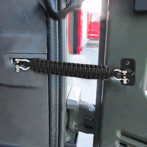 Voodonala for Jeep Wrangler JK JKU 20072018 Tailgate Check Tailgate Door Limiting Straps Door Check LimiterInterior Replacement Update Accessories - Image 3