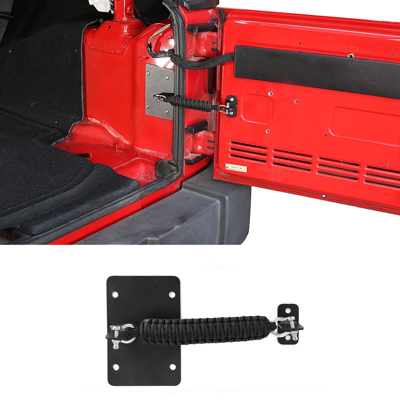 Voodonala for Jeep Wrangler JK JKU 20072018 Tailgate Check Tailgate Door Limiting Straps Door Check LimiterInterior Replacement Update Accessories - Image 2